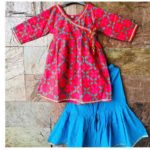 Blue Sharara set